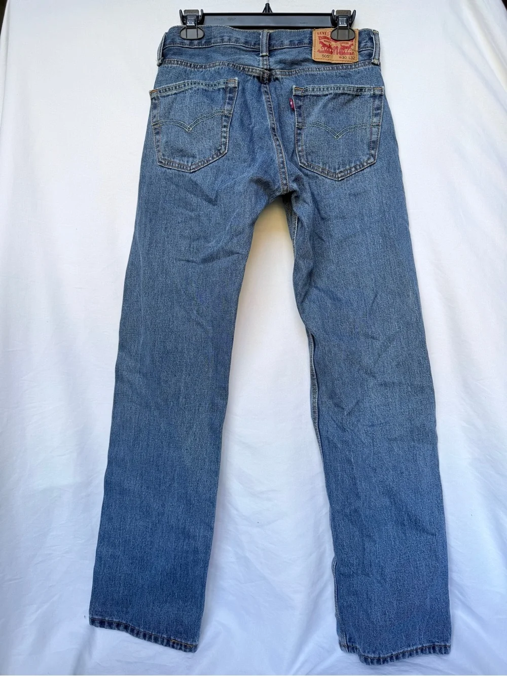 Levi's 505 Regular Fit Straight Leg Jeans - Size W30 L32